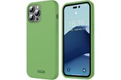 Mobil - Deksel og etui - SiGN Liquid Silicone Case for iPhone 14 Pro - Green - SN-SIL14PJGreen