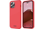 Mobil - Deksel og etui - SiGN Liquid Silicone Case for iPhone 14 Pro Max - Red - SN-SIL14PMVattenmelon