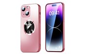 Mobil - Deksel og etui - SiGN Magnetic Case iPhone 15 Plus with lens protection and logo view - Pink - SN-TPU15PLP