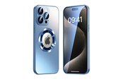 Mobil - Deksel og etui - SiGN iPhone 17 Pro Magnetic Case with Lens Cover & Logo View - Blue - SN-TPU17PB