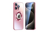 Mobil - Deksel og etui - SiGN iPhone 17 Pro Magnetic Case with Lens Cover & Logo View - Pink - SN-TPU17PRosa