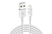 USB - SiGN USB 2.0 cable with Lightning connector 2.1A - 12W - 1m - White - SKU24477-1