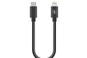 USB - SiGN USB-C to Lightning Cable 20W - 0.25m - Black - SN-25B