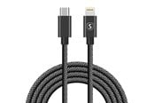 USB - SiGN USB-C to Lightning Cable 2.1A - 2m - Black - SN-2B