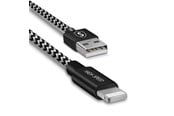 USB - SiGN Skin Lightning Cable 2.1A - 1.5m - Black/White - SNCAB-L15M