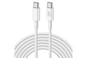 USB - SiGN Fast Charging Cable USB-C to USB-C 60W - 3A - 2m USB-C PD - White - SNCAB-USBCCW-1