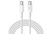 USB - SiGN Fast Charging Cable USB-C to USB-C 60W - 3A - PD - 3m - White - SNCAB-USBCCW-2