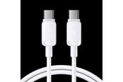 USB - SiGN USB-C to USB-C Cable - Fast Charging 100W - 1.2 m - White - SN-CC120W