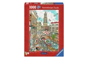 Puslespill - Ravensburger Jigsaw Puzzle Fleroux Utrecht 1000 pcs. 2D Puslespill - 120002499