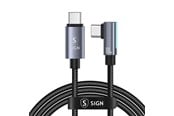 USB - SiGN USB-C to USB-C Cable 1.2m - 100W - Black - SN-CC12BK