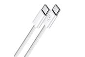 USB - SiGN USB-C to USB-C cable - 60W/3A - 1m - White - SN-CCN1M