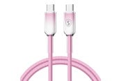 USB - SiGN Dynamic Series USB-C to USB-C Cable 60W - 1m - Pink - SN-D-PINKCC1M