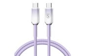 USB - SiGN Dynamic Series USB-C to USB-C Cable 60W - 1m - Purple - SN-D-PURPLECC1M