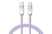 USB - SiGN Dynamic Series USB-C to Lightning Cable 2.4A - 1m - Purple - SN-D-PURPLECL1M