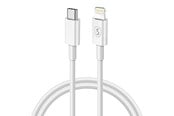 USB - SiGN USB-C to Lightning Cable 2.4A - 1m - White - SN-LU1M