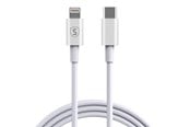 USB - SiGN USB-C to Lightning Cable 2.4A - 0.25m - White - SN-UL25
