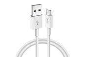 USB - SiGN USB-C Cable for Fast Charging 2.4A - 1m - White - SN-USBC1MWHITE