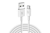 USB - SiGN USB-C Cable for Fast Charging 2.4A - 2m - White - SN-USBC2MWHITE