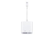 USB - SiGN Lightning & USB Camera Adapter 5V - 1A - White - SN-IPLH2i1CAM