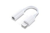 Lydkabel - SiGN Lightning to 3.5mm AUX Adapter - White - SN-IPLH35AUX
