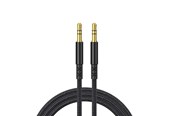 Lydkabel - SiGN AUX Car Stereo Audio Cable 2m - Black - SN-SY-20A1