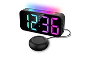 Smarthus - SiGN RGB Digital Alarm Clock with Vibrator - Black - SN-ALARM-CK