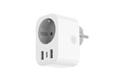 Smarthus - SiGN Smart Wall adapter with elutag USB-A & USB-C 20W - SN-WIFIPLUG
