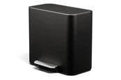 Avfallssortering - Simplehuman Mini Recycler pedalbøtte 15L, matt svart stål - CW2121