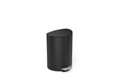 Avfallssortering - Simplehuman pedalbøtte – halvrund – 6 L – matt svart - CW2109