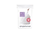 Rengjøring - Simplehuman code V poser, pakke med 20, hvit - CW0580CP