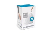 Rengjøring - Simplehuman kode N foringer, pakke med 60, hvit - CW0262