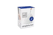 Rengjøring - Simplehuman kode J foringer, pakke med 60, hvit - CW0259
