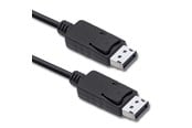 Skjermkabel - Qoltec DisplayPort-kabel 50373 - DisplayPort 1.2 - 2 m - Svart - 50373