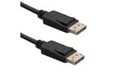 Skjermkabel - Qoltec DisplayPort-kabel 50586 - DisplayPort 1.4 - 1.5 m - Svart - 50586