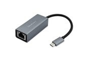 Kabinett tilbehør (kjølepasta mv.) - Qoltec USB-C 3.1 nettverksadapter - Gigabit Ethernet - Grå - 50352