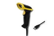 Kabinett tilbehør (kjølepasta mv.) - Qoltec 50860 håndholdt 1D laser strekkodeskanner - USB - 200 skanninger/sek - 50860