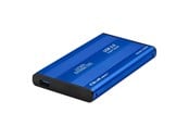Kabinett tilbehør (kjølepasta mv.) - Qoltec 51859 HDD/SSD-kabinett - 2.5" SATA III - USB 3.0 - Blå - 51859