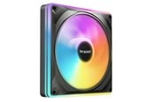 Kabinettvifte - be quiet! Light Wings Pro IO - Kabinettvifte - 140mm - Svart med RGB LED-lys - 33 dBA - BL144