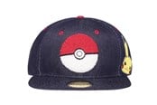 Reklameartikler - Difuzed - Snapback-caps i denimlook - Pikachu og Poké Ball - NH005405POK