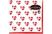 Kjøkkentilbehør - Asp-Holmblad Servietter HEARTS OF DANNEBROG - 97406
