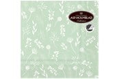 Kjøkkentilbehør - Asp-Holmblad Servietter ”TILDA DUSTY GREEN-WHITE” - 97920