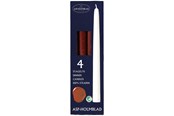 Dekorasjon - Asp-Holmblad Kronelys hvitt - 72237