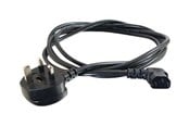 Strømkabel (intern) - C2G 3m 18 AWG UK 90° Power Cord (IEC320C13R to BS 1363) - power cable - power IEC 60320 C13 to BS 1363 - 3 m - C2G82036