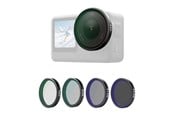 Actionkamera - Tilbehør - TELESIN CPL/ND8/ND16/ND32 Filter Set for DJI Osmo Action 6 - 4-Piece - S5-FLT-40