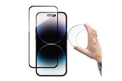 Mobil - Beskyttelsesglass - Wozinsky Full Cover Flexi Nano Glass tempered glass for iPhone 14 Pro Max flexible with a black frame - 9145576261590