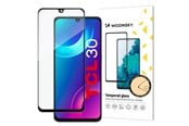 Mobil - Beskyttelsesglass - Wozinsky super durable Full Glue tempered glass full screen with Case Friendly TCL 30 black frame - 9145576260463