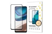 Mobil - Beskyttelsesglass - Wozinsky Super Durable Full Glue Tempered Glass Full Screen With Frame Case Friendly Motorola Moto G42 Black - 9145576260579
