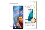 Mobil - Beskyttelsesglass - Wozinsky Super Durable Full Glue Tempered Glass Full Screen With Frame Case Friendly Motorola Moto E32 Black - 9145576260630