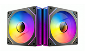 Kabinettvifte - DUTZO INF 120 PWM ARGB (2-pack) - Kabinettvifte - 120mm - Svart med RGB LED-lys - 29 dBA - 8501027