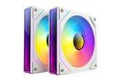 Kabinettvifte - DUTZO INF 140 PWM ARGB (2-pack) - Kabinettvifte - 140mm - Hvit med RGB-lys - 28 dBA - 8501027